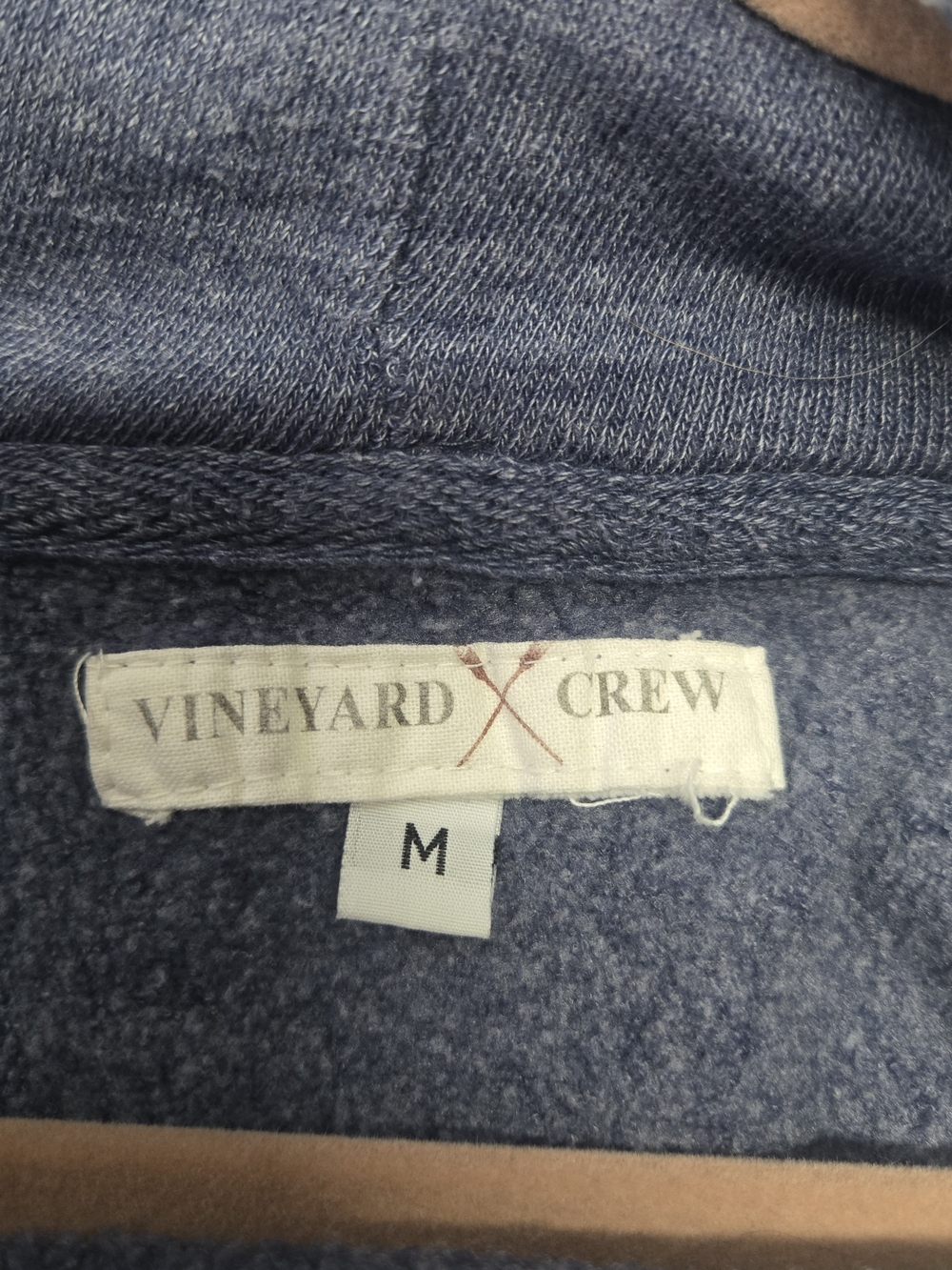 Vineyard Crew Avalon NJ Graphic Hoodie Faded Navy Size Medium - Picture 5 of 7